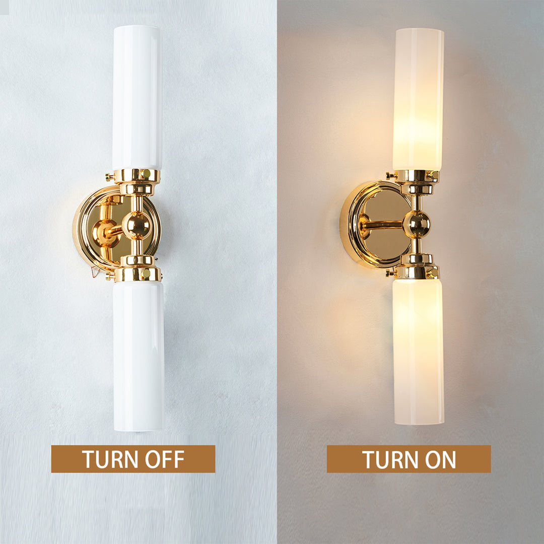 Spherical Steel Sconce - Modern Silhouette with Steel Construction and Spherical Detail - Stylish Bathroom Wall Lights and Contemporary Bathroom Sconces Modern