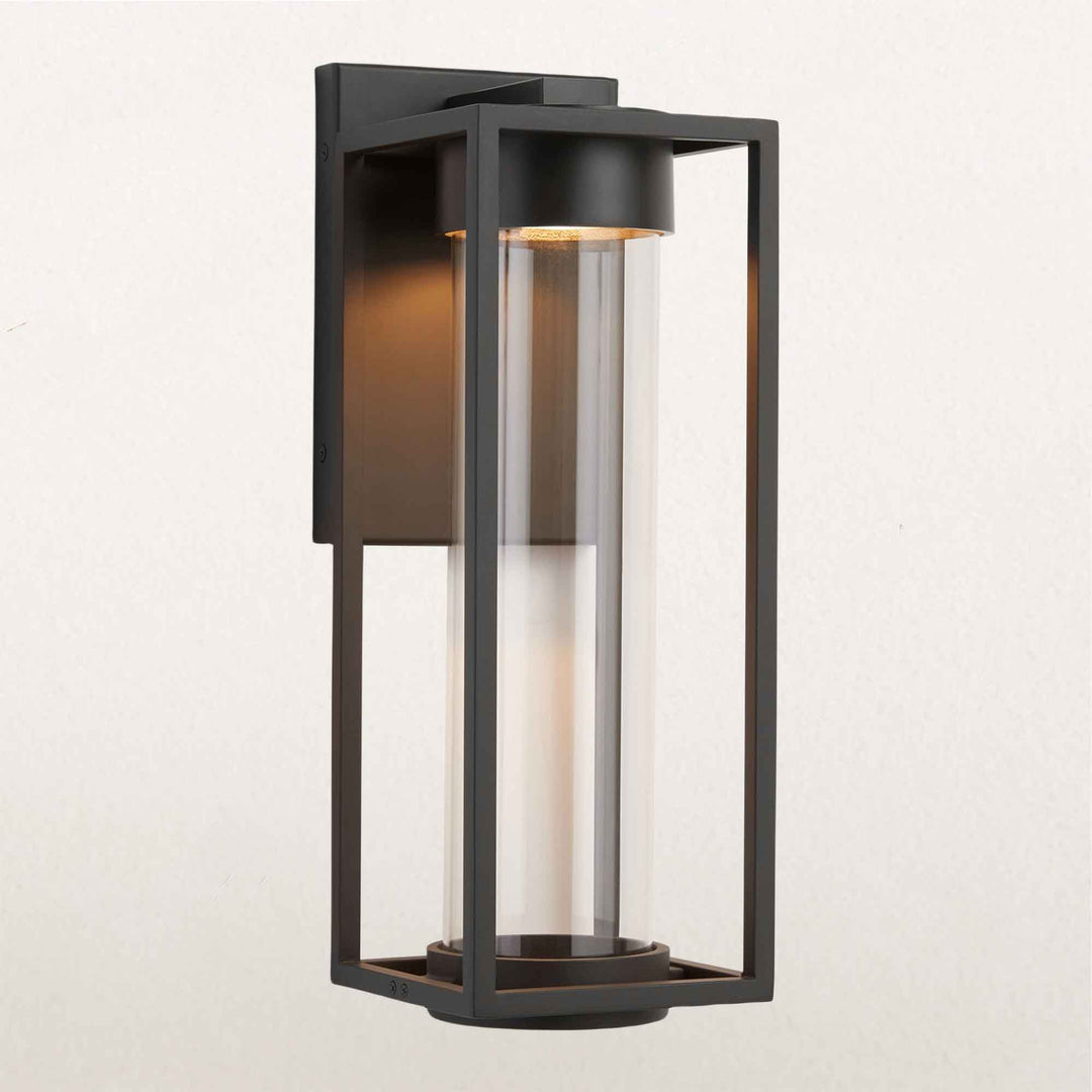 EnergySaver Front Porch Sconce - Energy-Saving Functionality with Integrated LED Fixture and Sleek Design - Ideal Outdoor Lamps for Wall, Perfect for Patios, and Great for Bathroom with Sconces