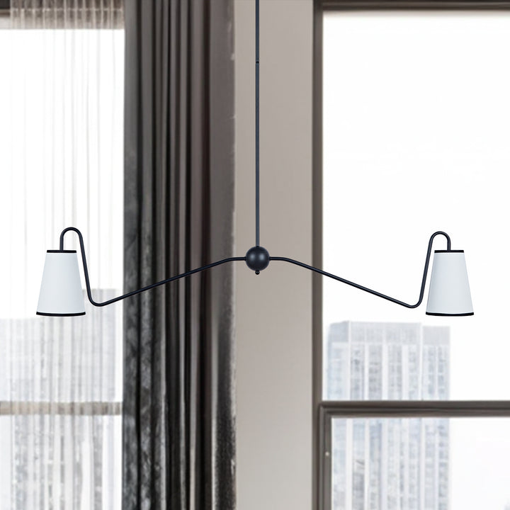 Jonas Linear Chandelier- Design with minimal elegant - Perfect Light Fixtures for Dining Room and Living Room