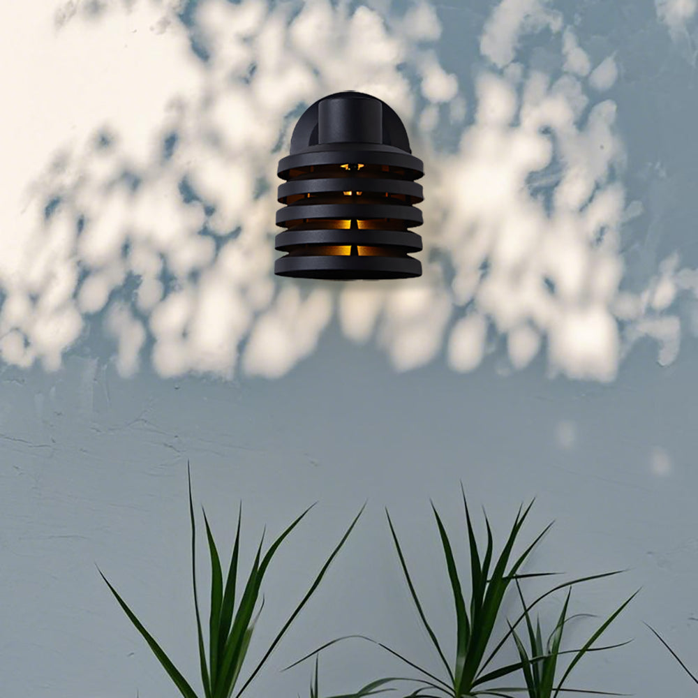 Illuminate Brass Louver Sconce - Adjustable Dimmable Wall Light Fixture-Perfect for the Living Room and Outdoors