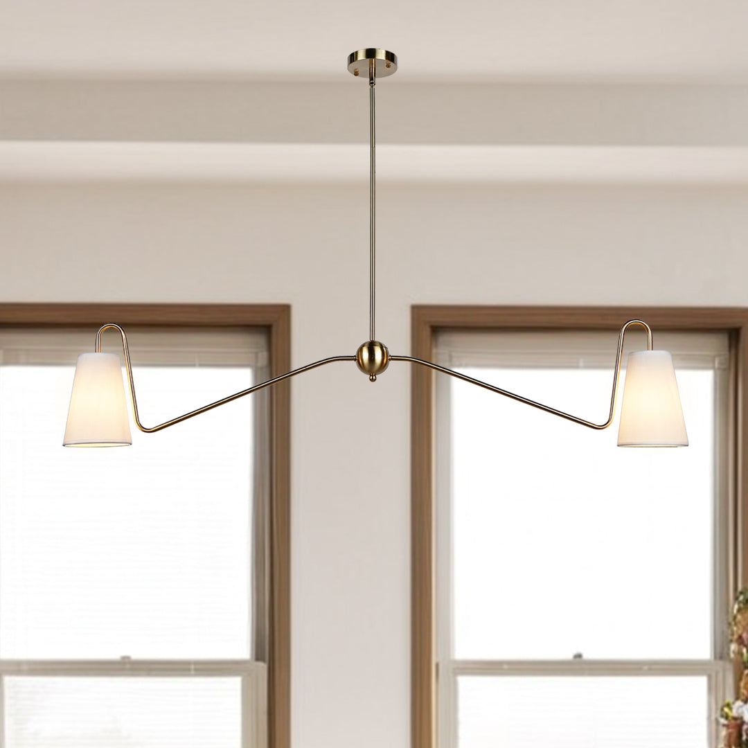 Jonas Linear Chandelier- Design with minimal elegant - Perfect Light Fixtures for Dining Room and Living Room