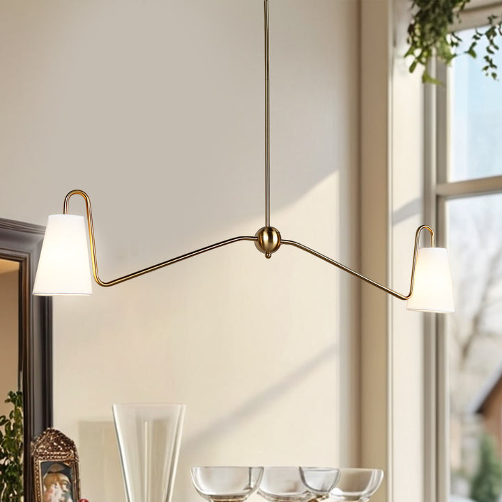 Jonas Linear Chandelier- Design with minimal elegant - Perfect Light Fixtures for Dining Room and Living Room