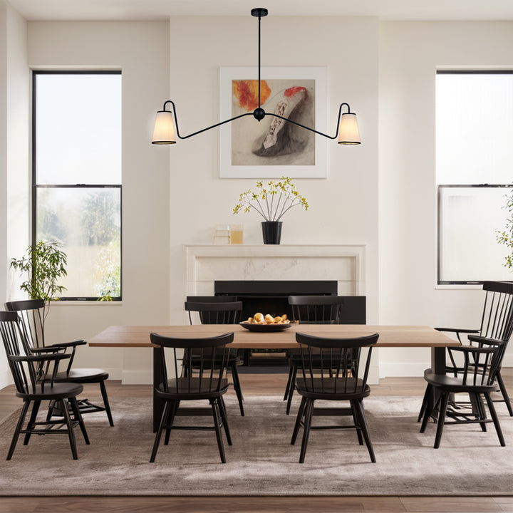 Jonas Linear Chandelier- Design with minimal elegant - Perfect Light Fixtures for Dining Room and Living Room