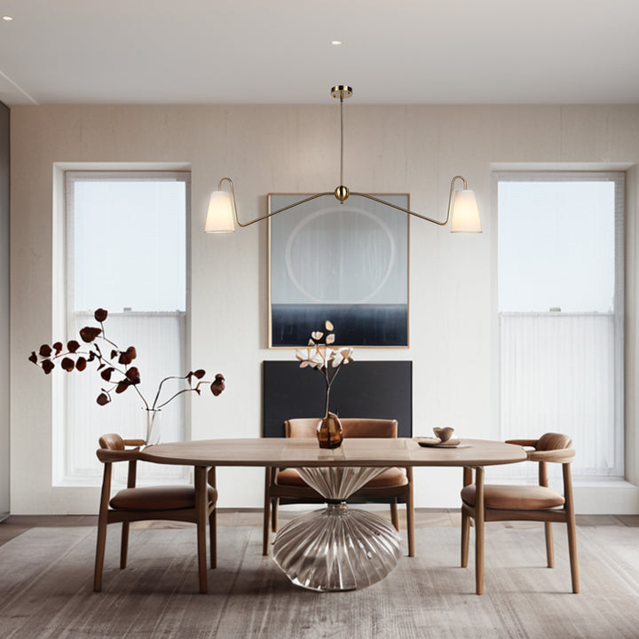 Jonas Linear Chandelier- Design with minimal elegant - Perfect Light Fixtures for Dining Room and Living Room