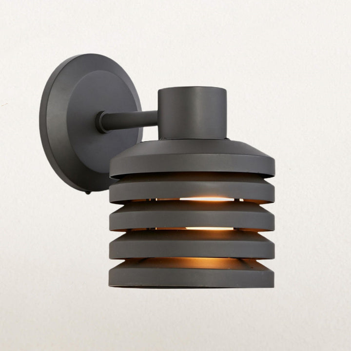 Illuminate Brass Louver Sconce - Adjustable Dimmable Wall Light Fixture-Perfect for the Living Room and Outdoors