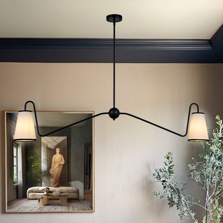 Jonas Linear Chandelier- Design with minimal elegant - Perfect Light Fixtures for Dining Room and Living Room