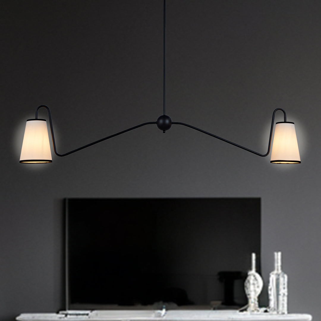 Jonas Linear Chandelier- Design with minimal elegant - Perfect Light Fixtures for Dining Room and Living Room