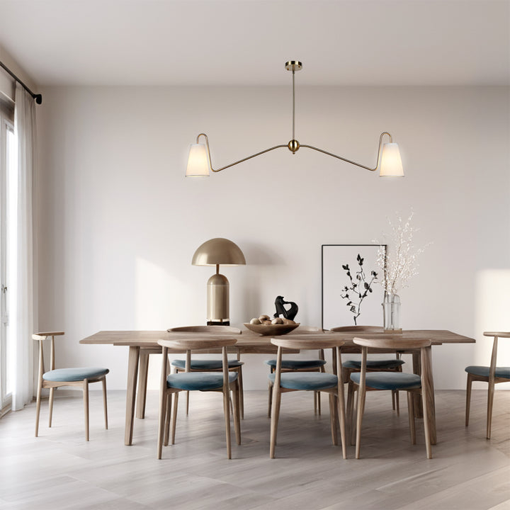 Jonas Linear Chandelier- Design with minimal elegant - Perfect Light Fixtures for Dining Room and Living Room