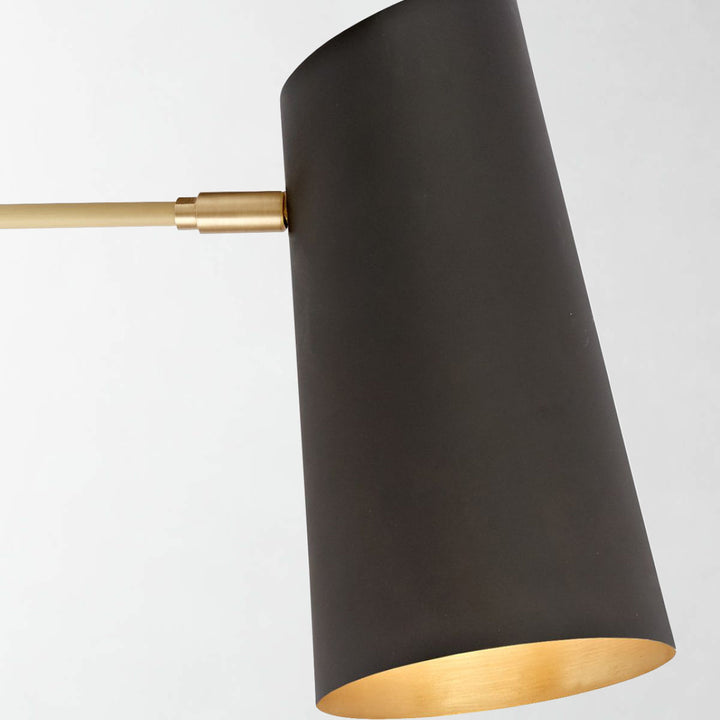 Metal Medium Streamline Glow Sconce - Articulating Brass Wall Lights for Living Room