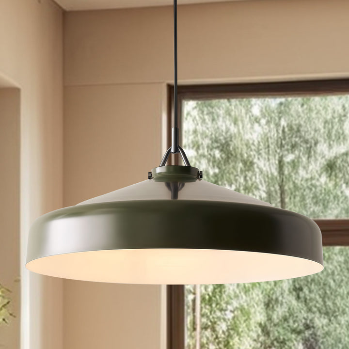 VersaGlow Premium Metal Pendant Light -28*- Elegant Multi-Functional Design with Premium Material for Dining Room