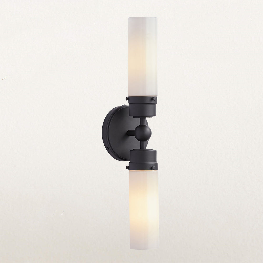 Spherical Steel Sconce - Modern Silhouette with Steel Construction and Spherical Detail - Stylish Bathroom Wall Lights and Contemporary Bathroom Sconces Modern