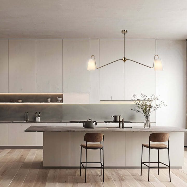 Jonas Linear Chandelier- Design with minimal elegant - Perfect Light Fixtures for Dining Room and Living Room