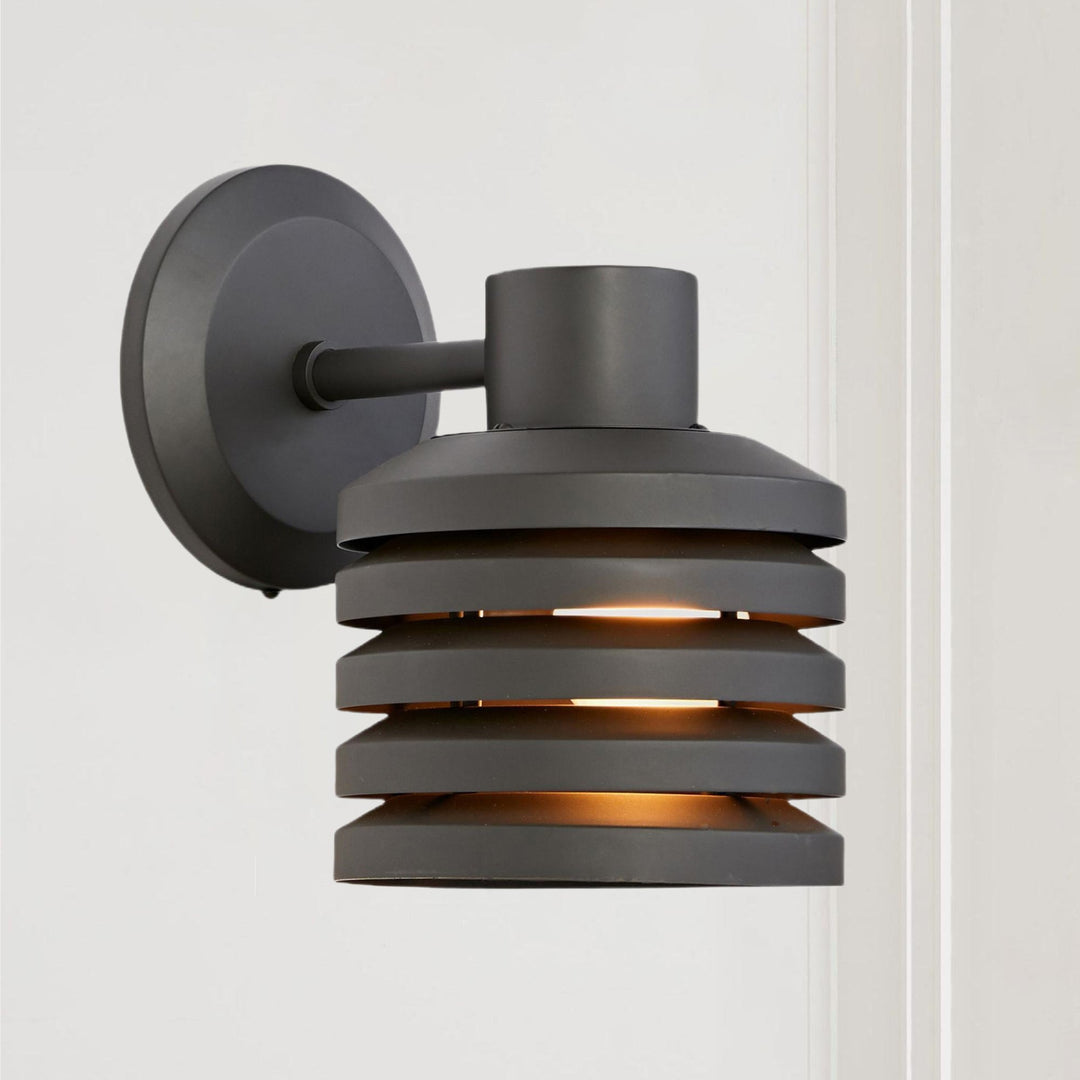 Illuminate Brass Louver Sconce - Adjustable Dimmable Wall Light Fixture-Perfect for the Living Room and Outdoors