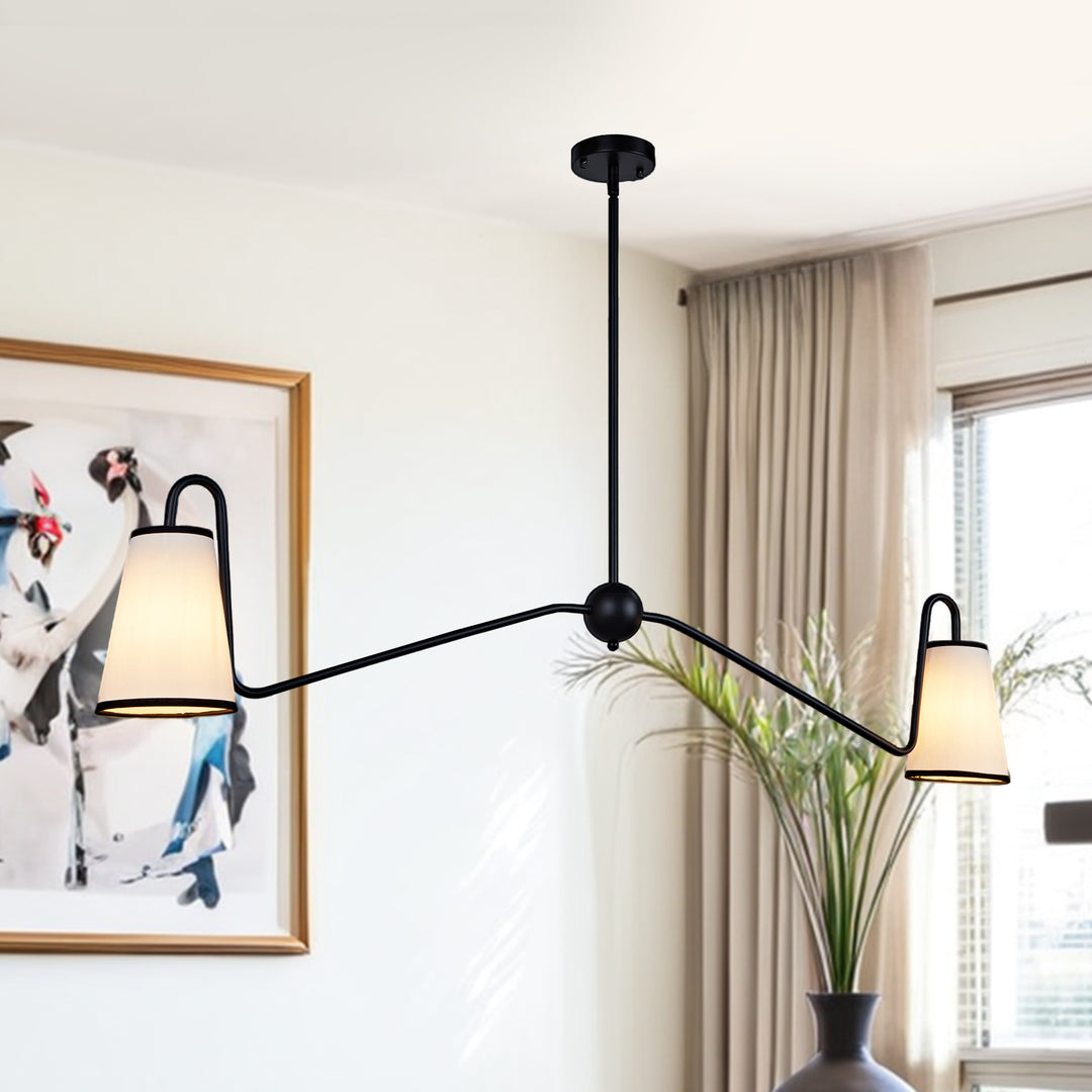 Jonas Linear Chandelier- Design with minimal elegant - Perfect Light Fixtures for Dining Room and Living Room