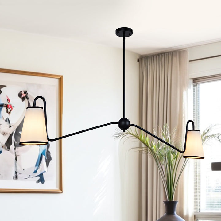 Jonas Linear Chandelier- Design with minimal elegant - Perfect Light Fixtures for Dining Room and Living Room