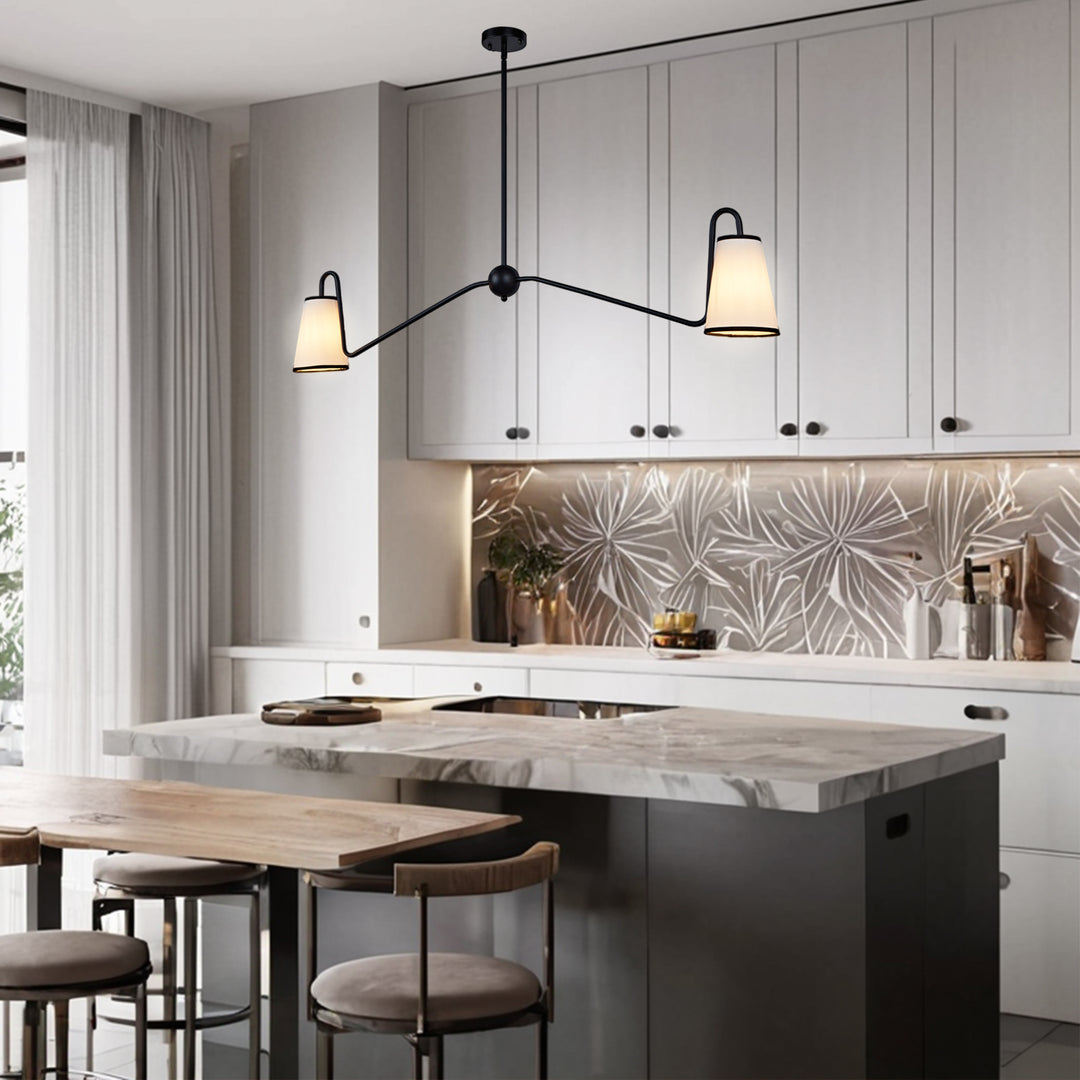 Jonas Linear Chandelier- Design with minimal elegant - Perfect Light Fixtures for Dining Room and Living Room