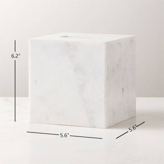 NeatEssence Marble Bath Accessories with Unique Design and Honed Smooth Finish for Elegant Bathroom Decor