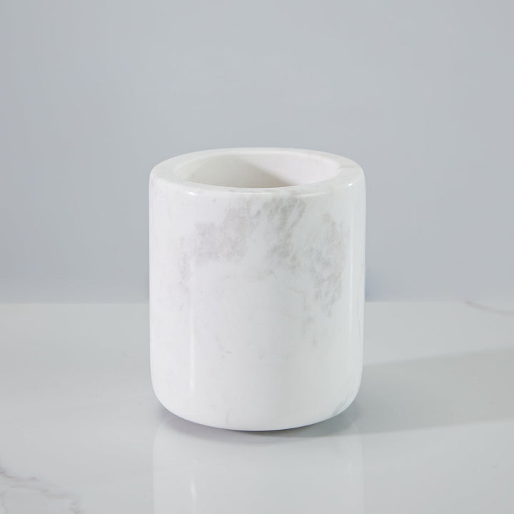 NeatEssence Marble Bath Accessories with Unique Design and Honed Smooth Finish for Elegant Bathroom Decor