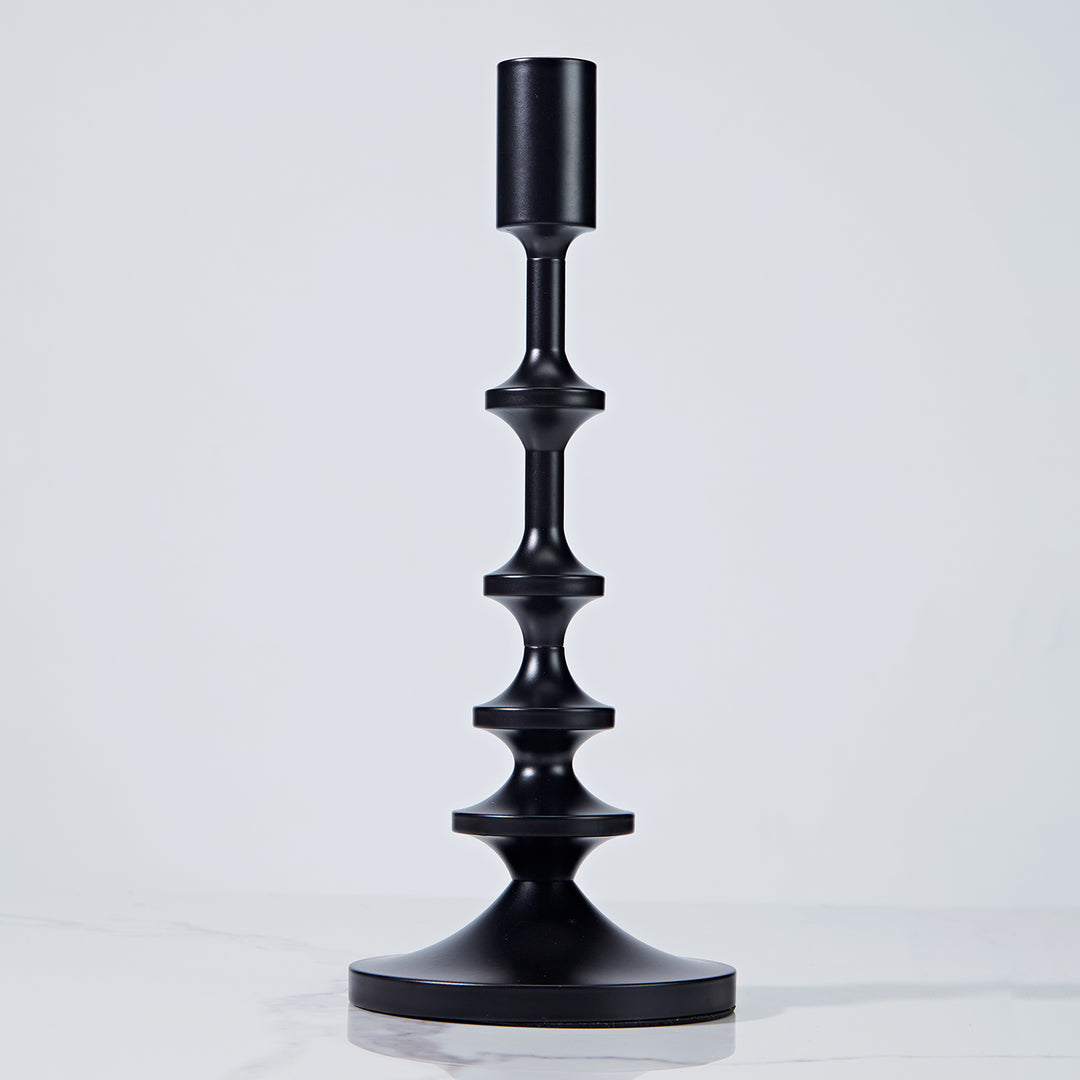 Modern Aluminum Taper Candle Holder with Powdercoated Finish - Elegant Candle Stand for Home Decor, Perfect for Living Room and Dining Room