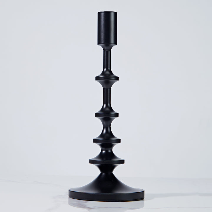 Modern Aluminum Taper Candle Holder with Powdercoated Finish - Elegant Candle Stand for Home Decor, Perfect for Living Room and Dining Room