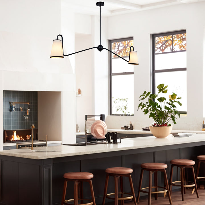 Jonas Linear Chandelier- Design with minimal elegant - Perfect Light Fixtures for Dining Room and Living Room