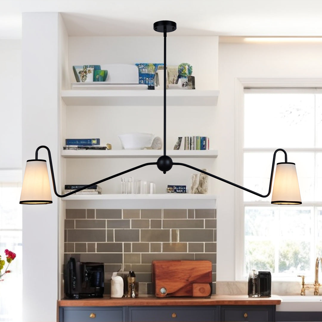 Jonas Linear Chandelier- Design with minimal elegant - Perfect Light Fixtures for Dining Room and Living Room