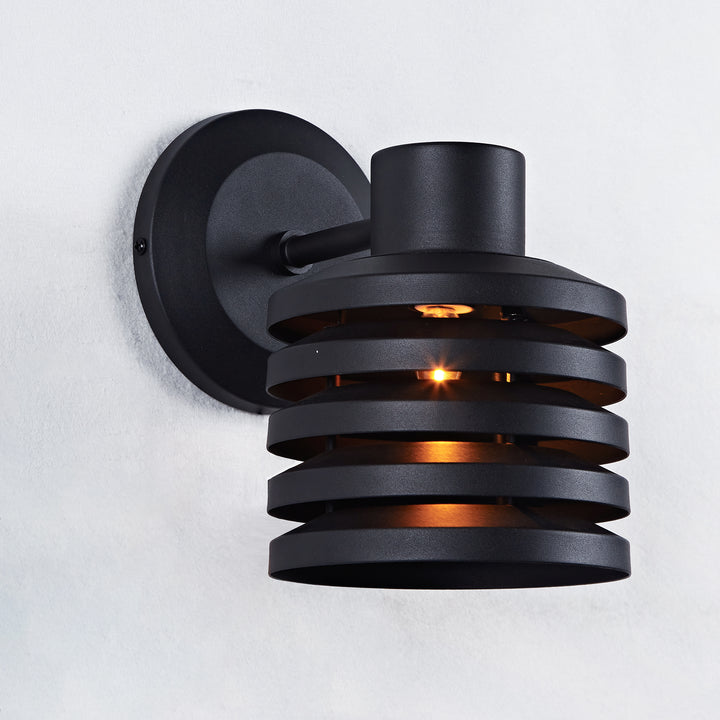 Illuminate Brass Louver Sconce - Adjustable Dimmable Wall Light Fixture-Perfect for the Living Room and Outdoors