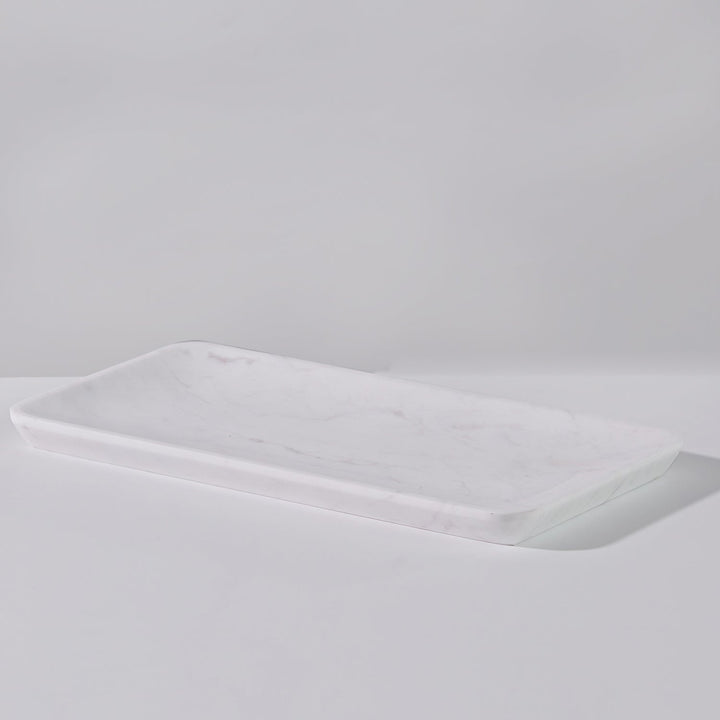 NeatEssence Marble Bath Accessories with Unique Design and Honed Smooth Finish for Elegant Bathroom Decor