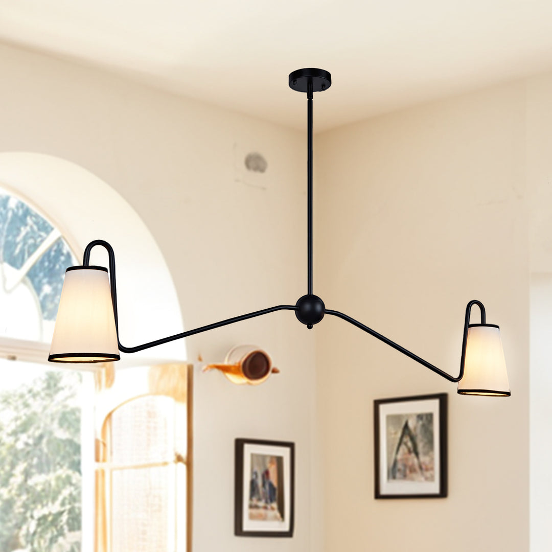 Jonas Linear Chandelier- Design with minimal elegant - Perfect Light Fixtures for Dining Room and Living Room