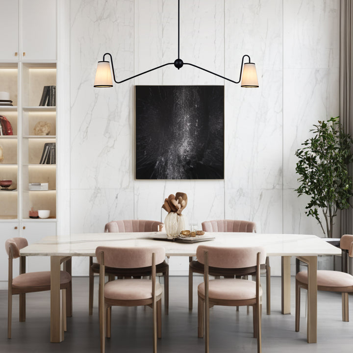 Jonas Linear Chandelier- Design with minimal elegant - Perfect Light Fixtures for Dining Room and Living Room