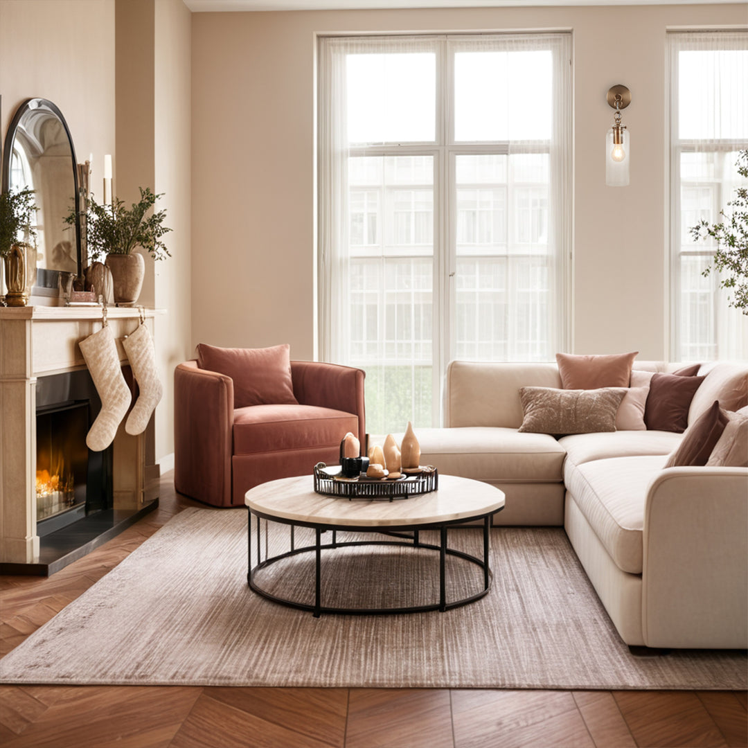 Aged Brass Sconce Wall Lamp, Retro Wall Mounted Lighting with Clear Glass Tube, Decorative Wall Light Fixture for Living Room, Bedroom, Hallway, Kitchen, Staircase