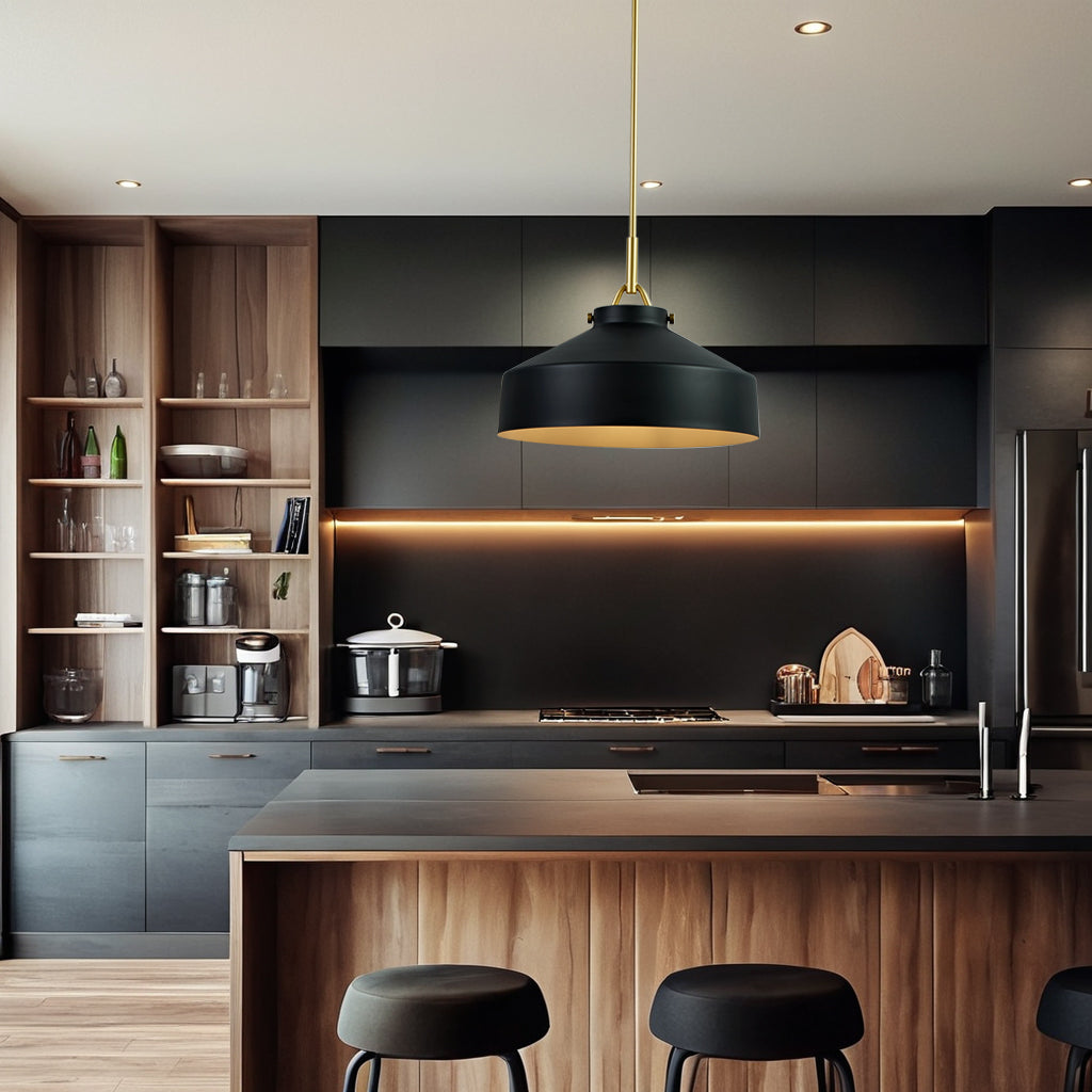 VersaGlow Premium Metal Pendant Light -16*- Elegant Multi-Functional Design with Premium Material for Dining Room