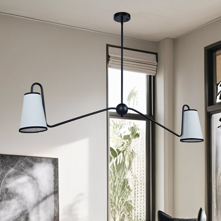 Jonas Linear Chandelier- Design with minimal elegant - Perfect Light Fixtures for Dining Room and Living Room