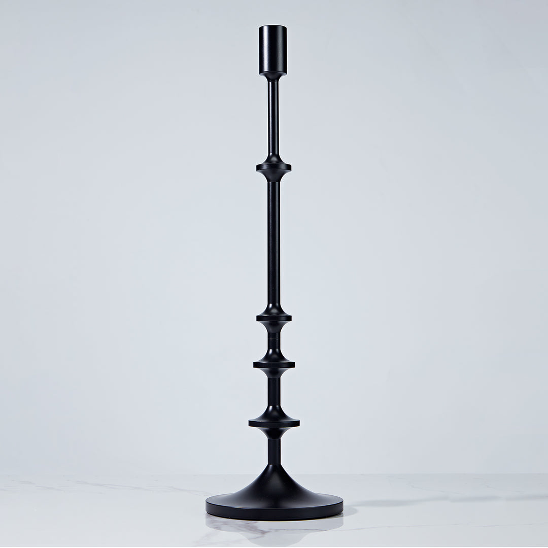 Modern Aluminum Taper Candle Holder with Powdercoated Finish - Elegant Candle Stand for Home Decor, Perfect for Living Room and Dining Room