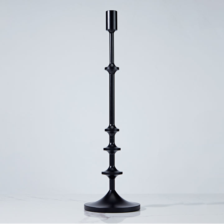 Modern Aluminum Taper Candle Holder with Powdercoated Finish - Elegant Candle Stand for Home Decor, Perfect for Living Room and Dining Room