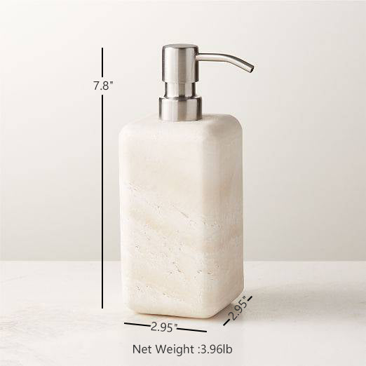 Nature's Touch Travertine Bath Accessories with Organic Edge and Unique Variations for Rustic Bathroom Decor