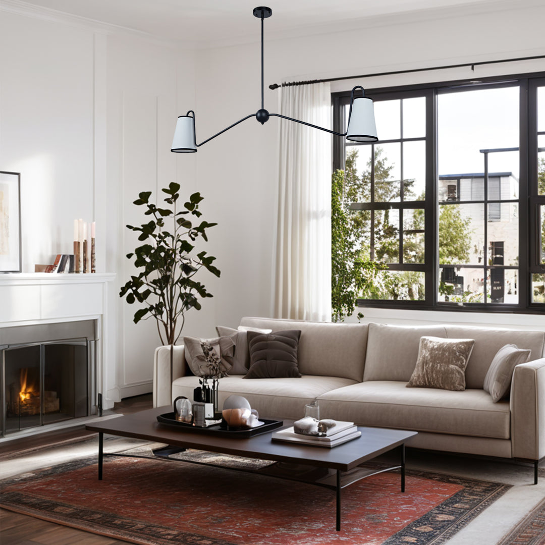 Jonas Linear Chandelier- Design with minimal elegant - Perfect Light Fixtures for Dining Room and Living Room