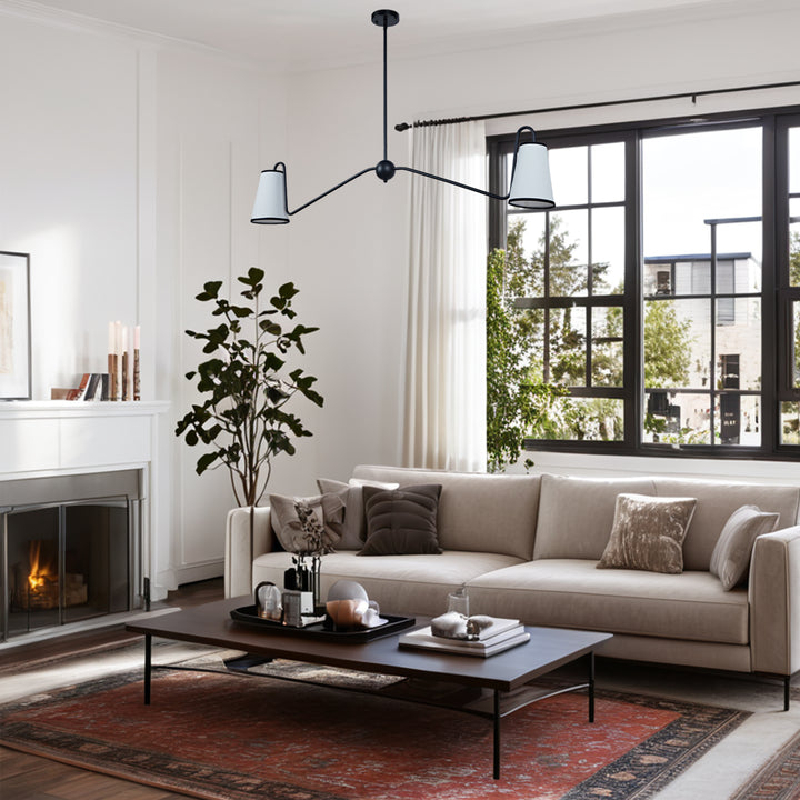 Jonas Linear Chandelier- Design with minimal elegant - Perfect Light Fixtures for Dining Room and Living Room