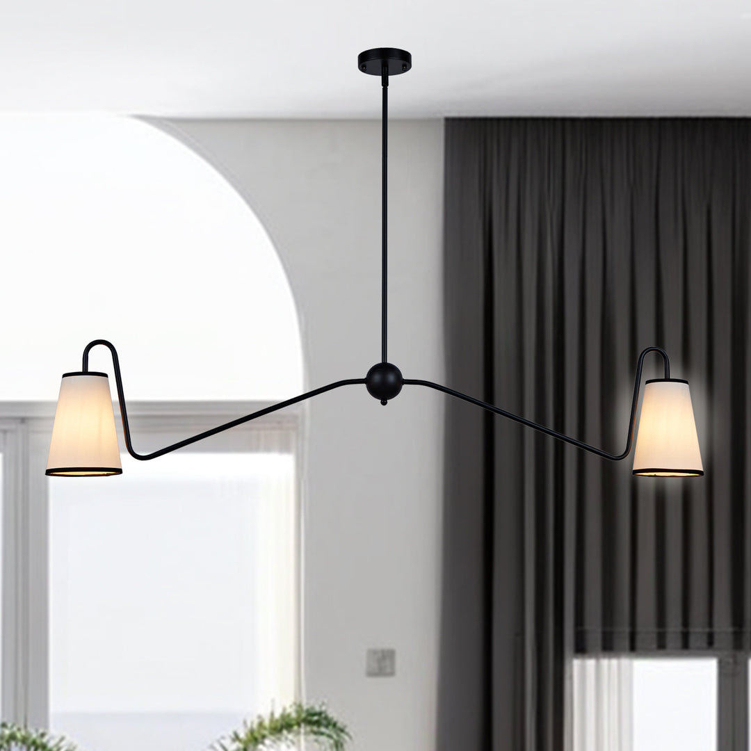 Jonas Linear Chandelier- Design with minimal elegant - Perfect Light Fixtures for Dining Room and Living Room