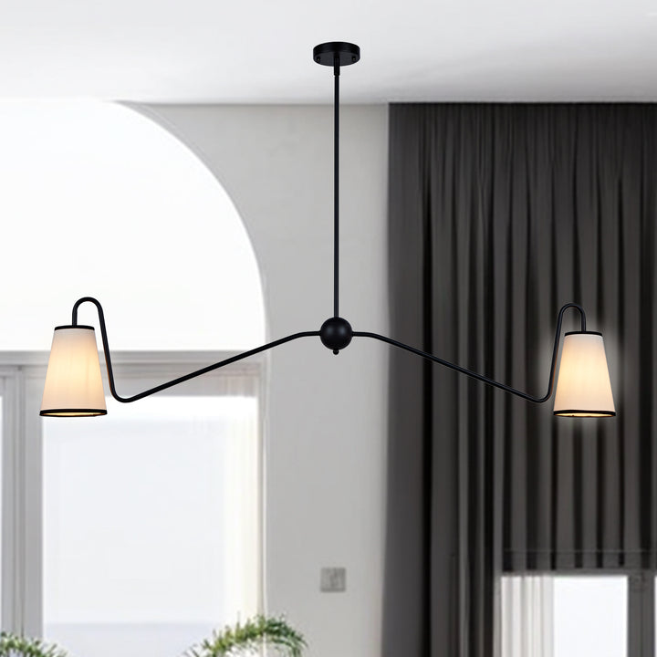 Jonas Linear Chandelier- Design with minimal elegant - Perfect Light Fixtures for Dining Room and Living Room