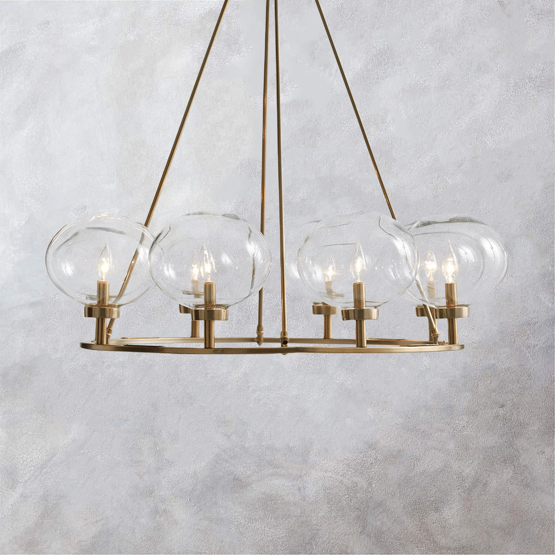 Elegant Illuminate Decorative Modern Hanging Chandelier - Stylish and Elegant Design for a Contemporary Look - Perfect Hanging Light Fixture and Modern Chandelier for Living Room