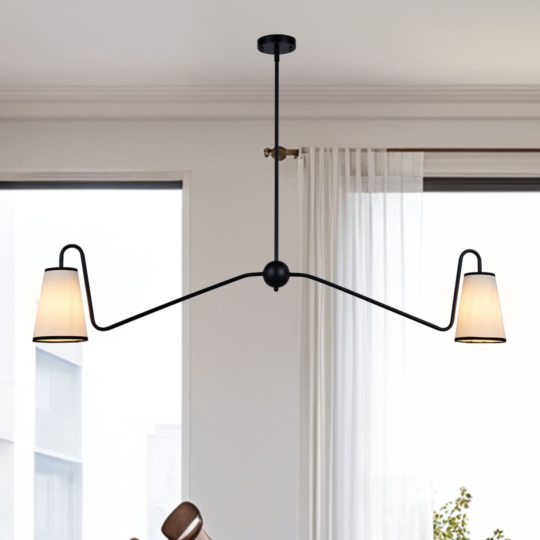 Jonas Linear Chandelier- Design with minimal elegant - Perfect Light Fixtures for Dining Room and Living Room