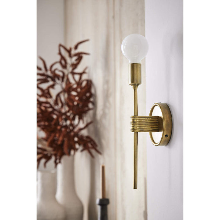 Griffin Burnished Brass Wall Sconce Light