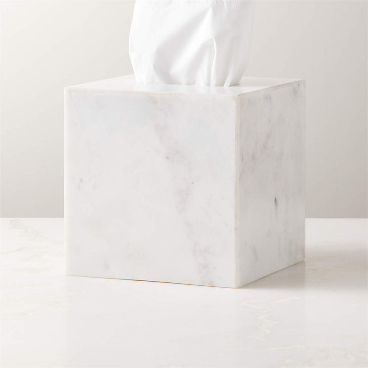 NeatEssence Marble Bath Accessories with Unique Design and Honed Smooth Finish for Elegant Bathroom Decor