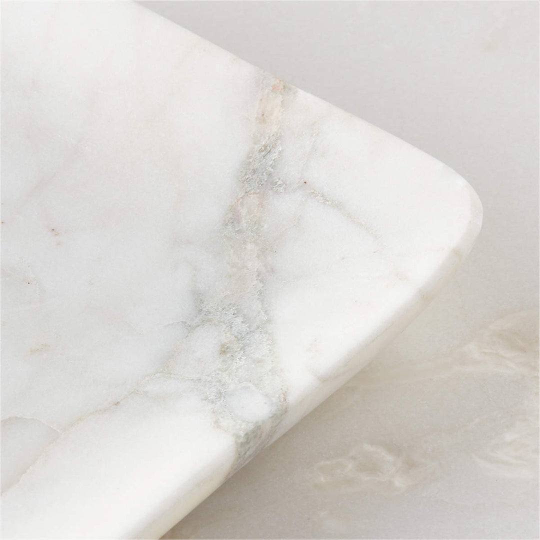 NeatEssence Marble Bath Accessories with Unique Design and Honed Smooth Finish for Elegant Bathroom Decor