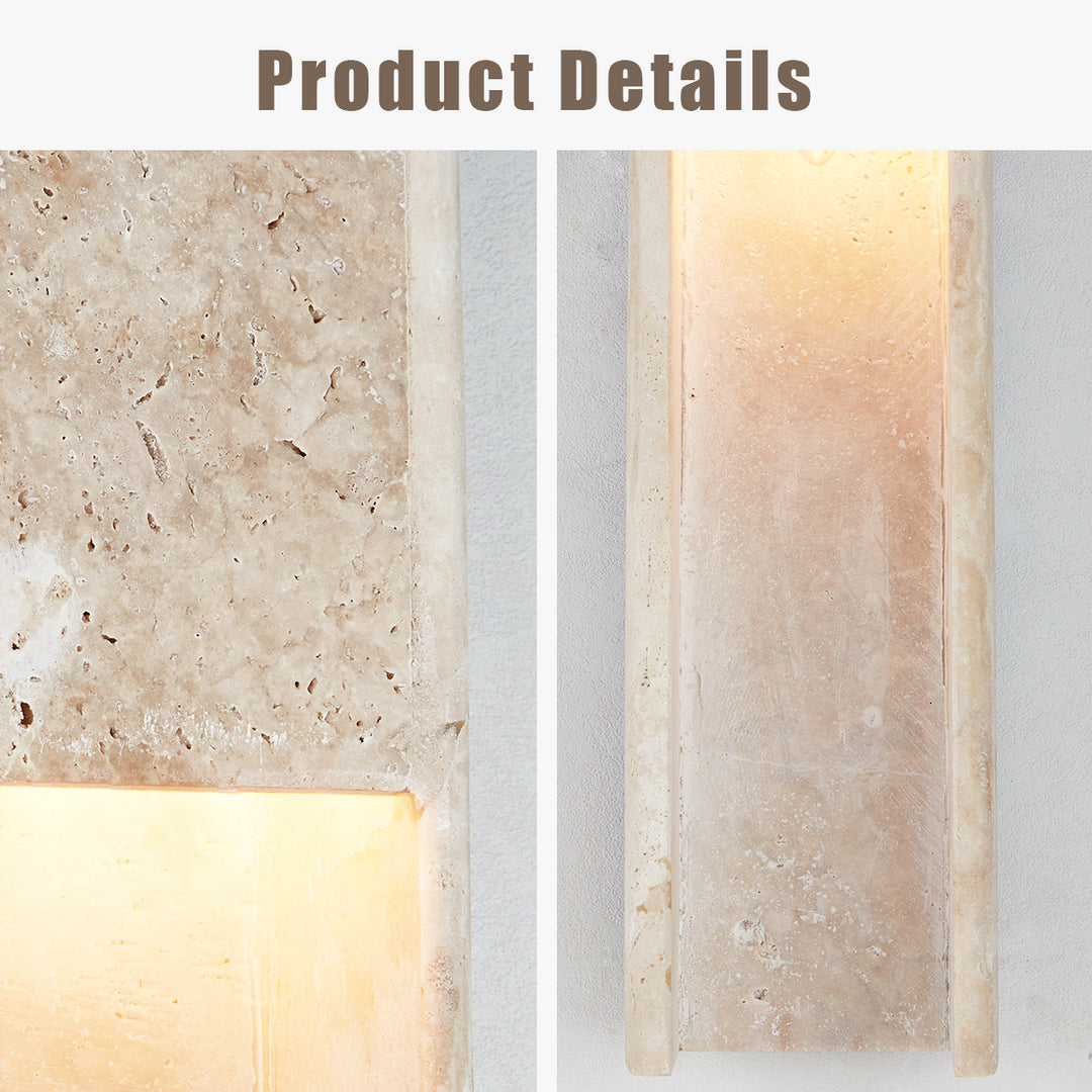 Travertine Polished Stainless Steel Canopy Indoor/Outdoor Sconce - Elegant Industrial Wall Lighting