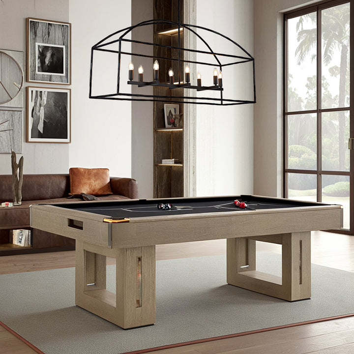ForgeCurve Dining Chandelier - Modern Hand-Forged Chandelier with Organic Curves Suitable for Dining Room And Living Room
