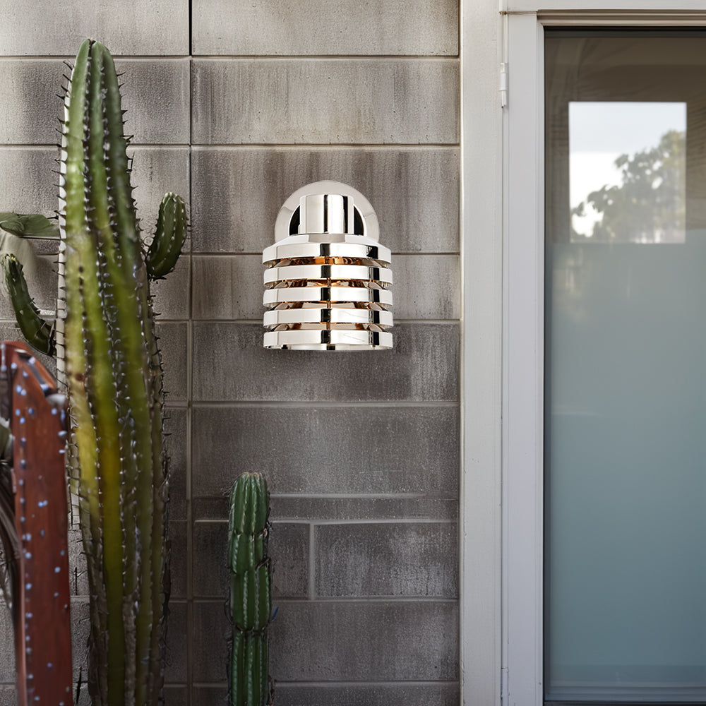 Illuminate Brass Louver Sconce - Adjustable Dimmable Wall Light Fixture-Perfect for the Living Room and Outdoors