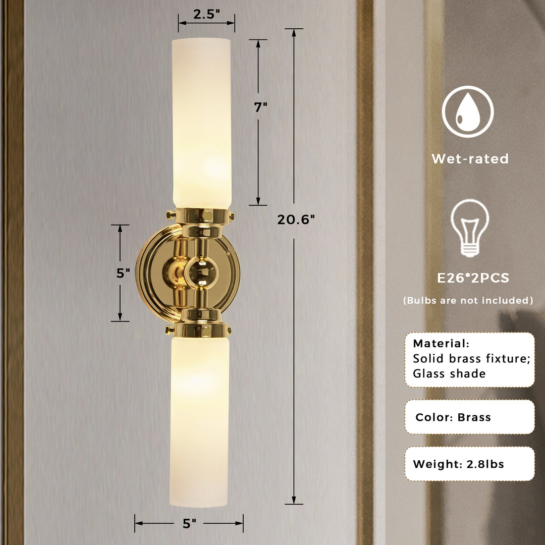 Spherical Steel Sconce - Modern Silhouette with Steel Construction and Spherical Detail - Stylish Bathroom Wall Lights and Contemporary Bathroom Sconces Modern