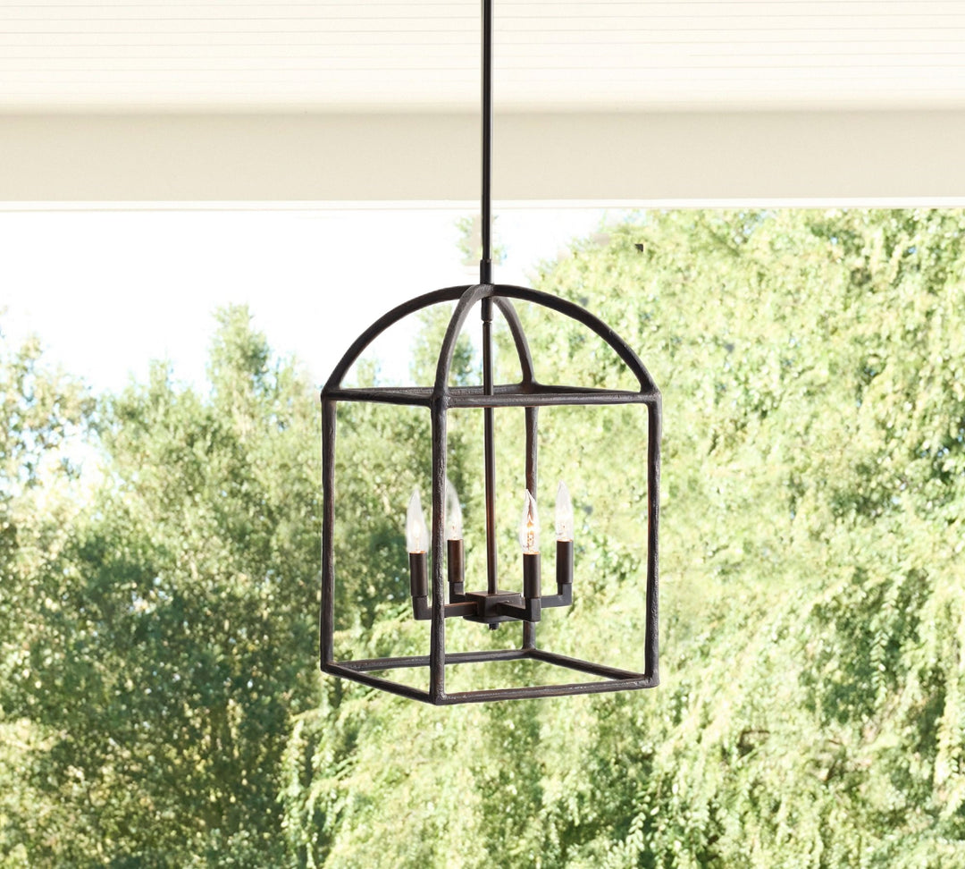 Fallon Forged-Iron Outdoor Lantern